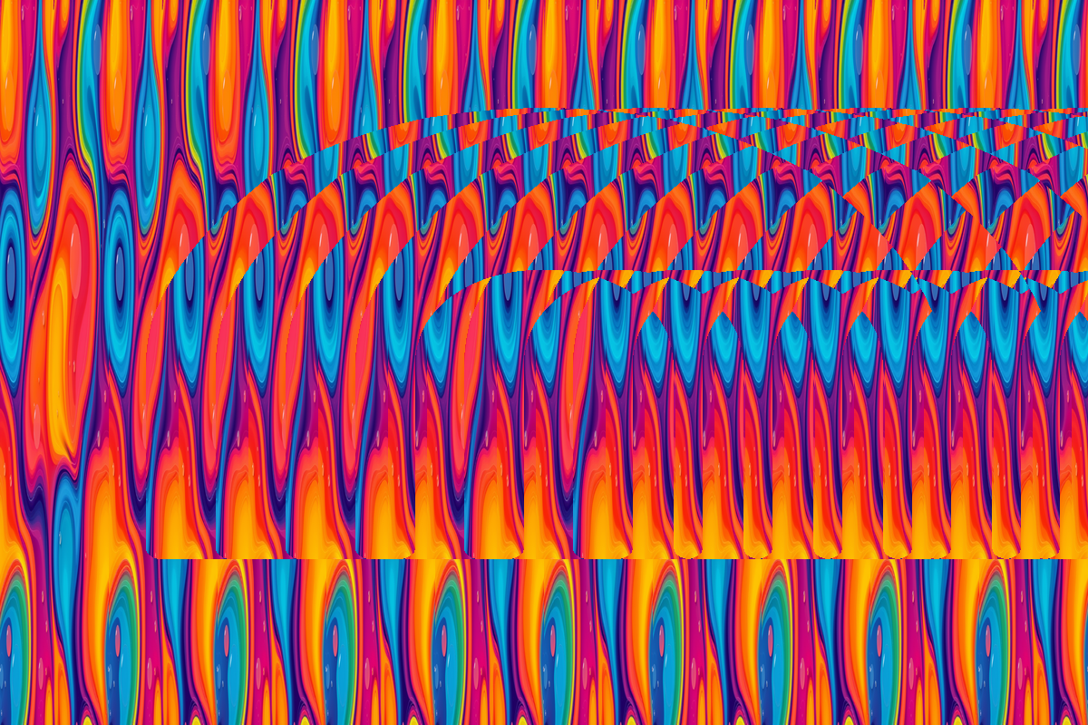 Stereogram #3 – Rainbow Arch